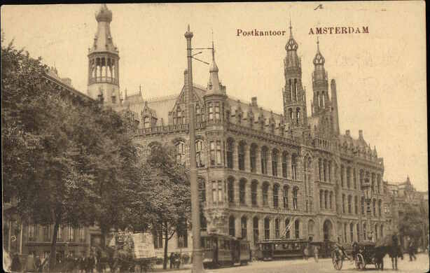 Postkantoor. AMSTERDAM.