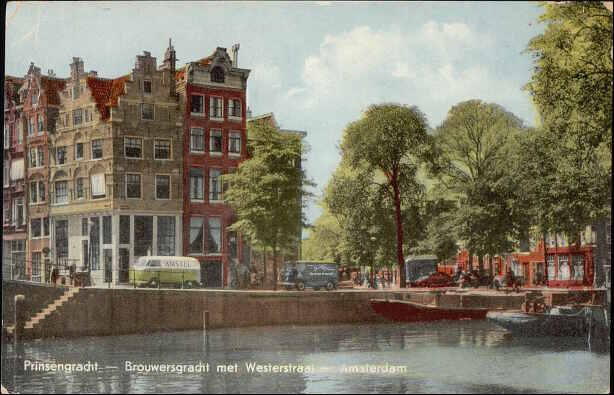 Prinsengracht - Brouwersgracht met Westerstraat - Amsterdam