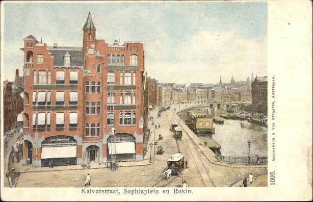 Kalverstraat, Sophiaplein  en  Rokin.