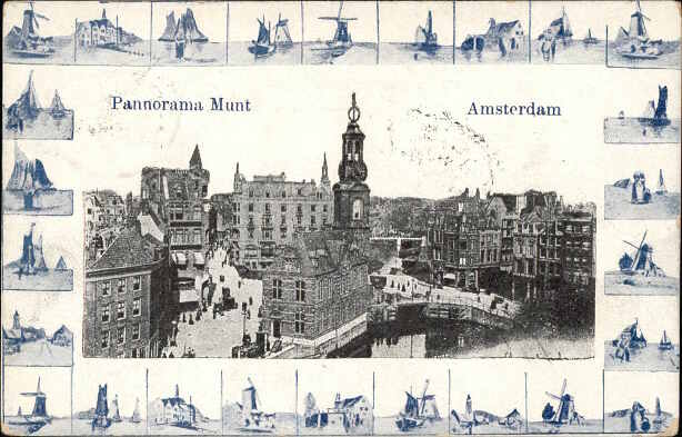 Panorama Munt. Amsterdam.