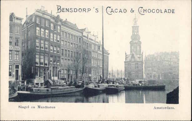 Singel en Munttoren Amsterdam.