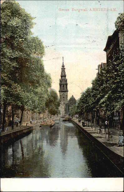 Groen Burgwal. Amsterdam
