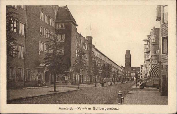 Amsterdam (W) - Van Spilbergenstraat.