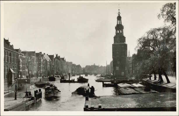 Amsterdam, Oude Schans met Montelbaanstoren