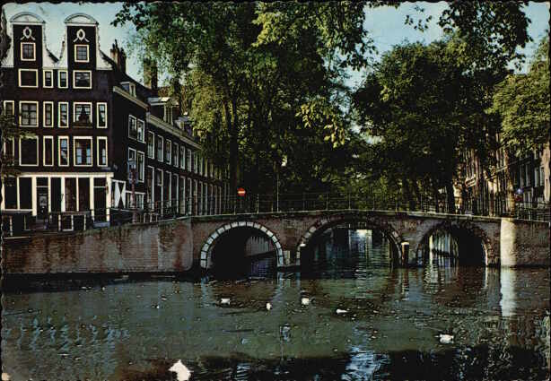 Amsterdam brug over de Leidsegracht