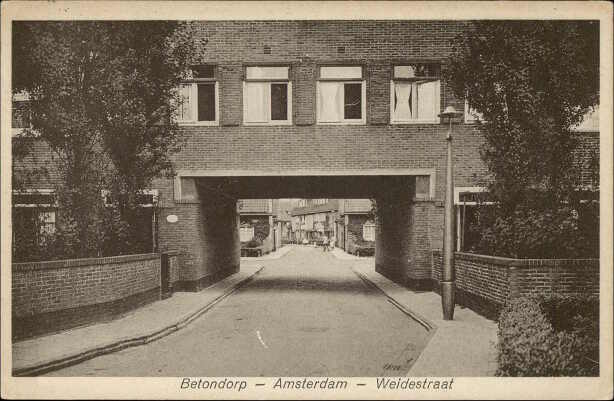 Betondorp - Amsterdam - Weidestraat.
