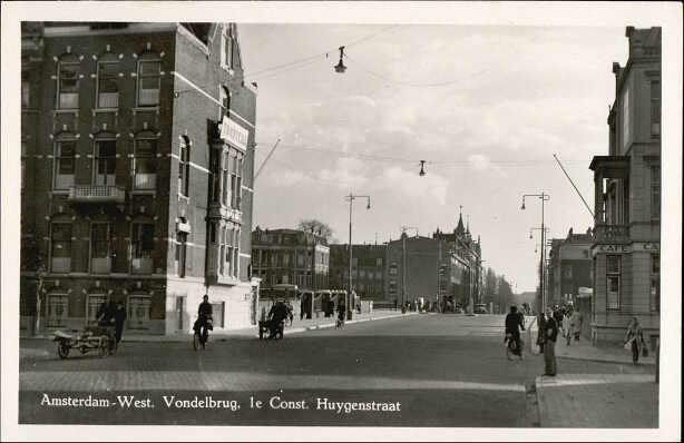 Amsterdam West Vondelbrug 1e Const.Huygenstraat